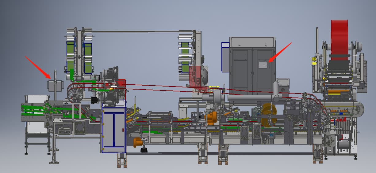 automatic pp woven valve sack production line