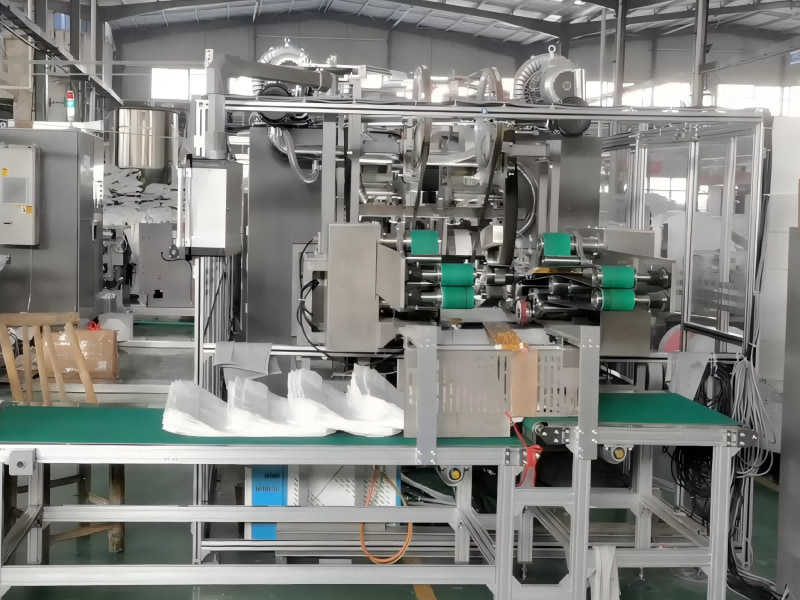 automatic pp woven block bottom valve sack making machine Producer